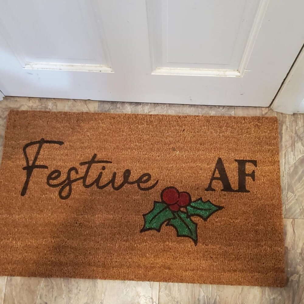 Festive Doormat